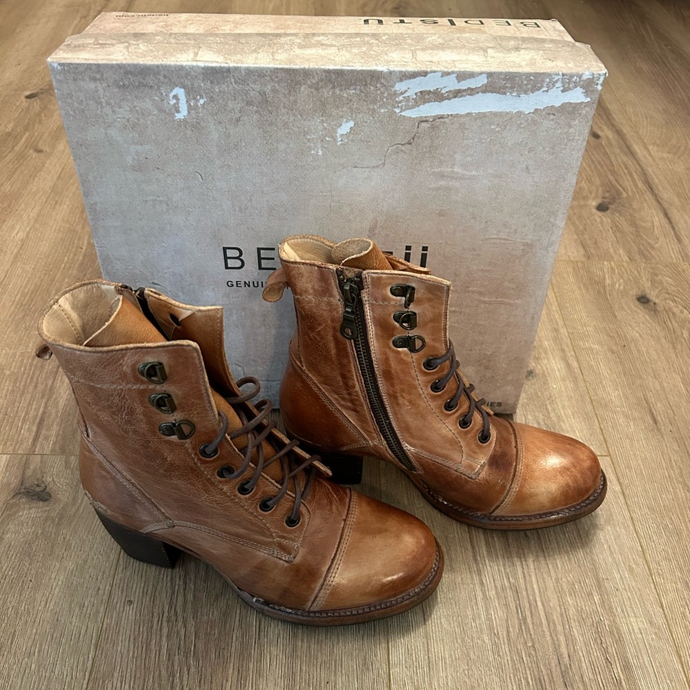 NEW! BED|STU Judgement Lace Up Boots - Picture 3 of 7